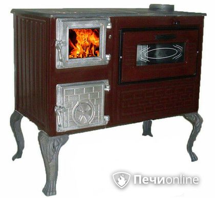 Отопительно-варочная печь МастерПечь ПВ-06 с духовым шкафом, 7.5 кВт в Первоуральске