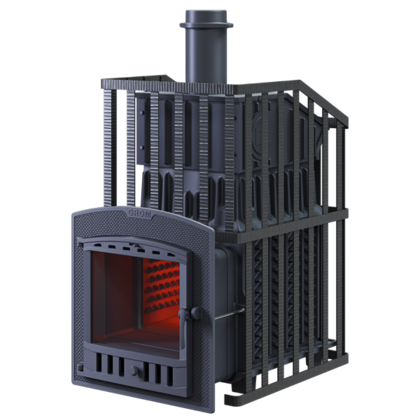 Дровяная печь-каменка Гефест Гром Ураган 30 (П2) в Первоуральске