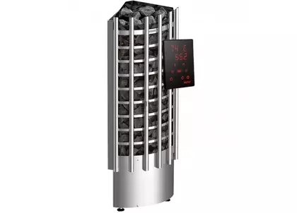 Электрокаменка для сауны Harvia Glow Corner TRC70XE c цифровой панелью управления в Первоуральске