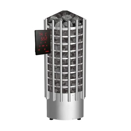 Электрокаменка для сауны Harvia Glow Corner TRC90XE c цифровой панелью управления в Первоуральске